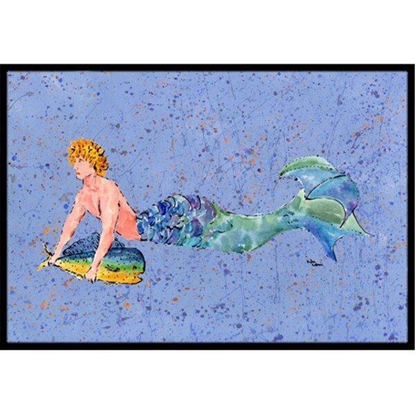 Carolines Treasures Merman Indoor Or Outdoor Mat - 18 x 27 in. 8347-MAT - main